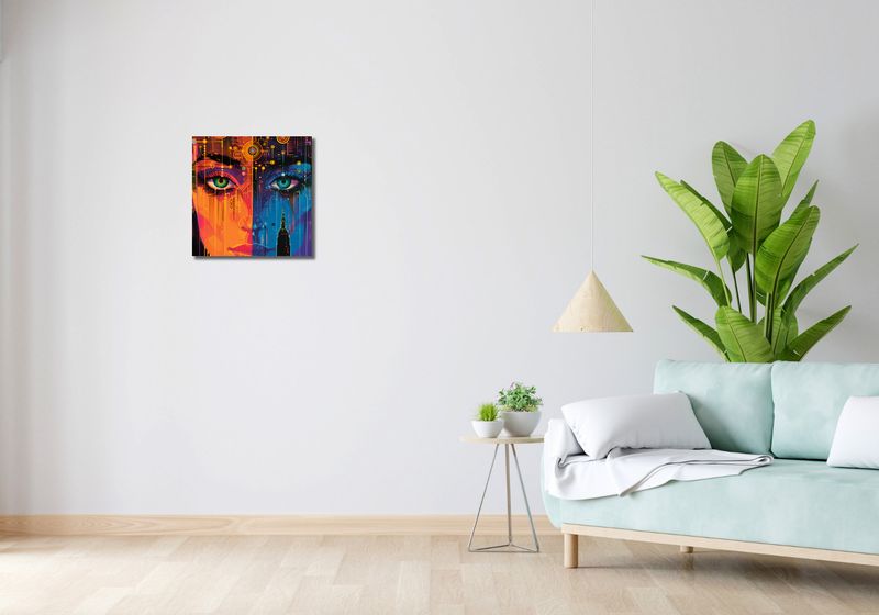 Obraz 40x40cm Cyfrowa Psyche zdjęcie 2