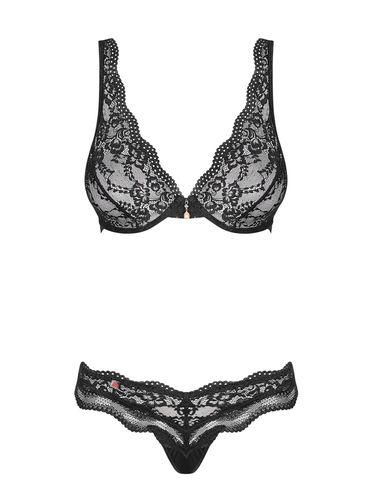 Bielizna-Luvae Komplet 2-Częściowy Czarny  S/M na Arena.pl