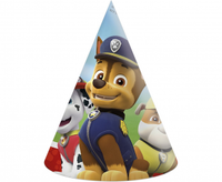 czapeczki papierowe "paw patrol - ready for action" 6szt. sym. 89442