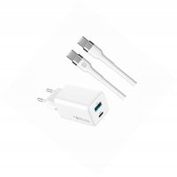 Szybka ładowarka GaN 45W 2 wejścia z długim kablem 2m do Xiaomi 12T