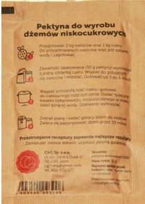 Pektyna do dżemów 30g x 8 sztuk, POLSKA 100% naturalna na Arena.pl