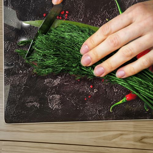 DESKA SZKLANA KUCHENNA 30x40CM ZE WZOREM DO KROJENIA SZKŁO HARTOWANE FESTA na Arena.pl