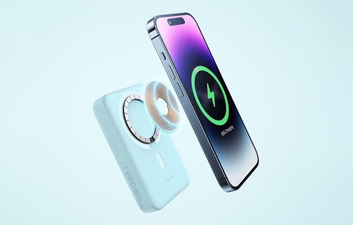 BASEUS MAGNETYCZNY POWERBANK MAGSAFE 10000MAH ŁADOWANIE INDUKCYJNE QC 30W zdjęcie 9