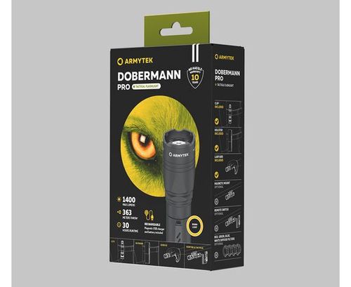Latarka Armytek Dobermann Pro Magnet USB Warm na Arena.pl