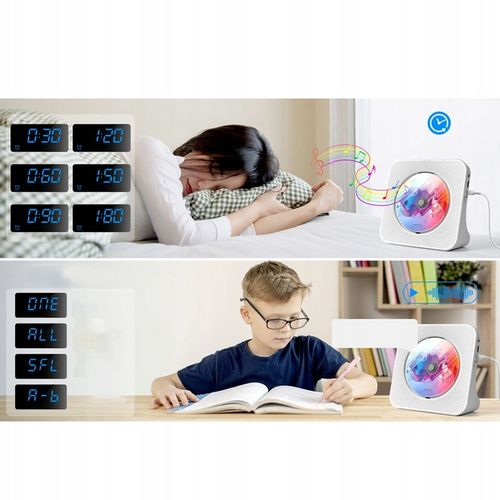 ODTWARZACZ CD PRZENOŚNY RADIO FM ODTWARZACZ CD BIURKOWY GŁOŚNIK na Arena.pl