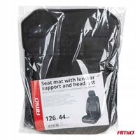 AMiO MATA NA FOTEL SIEDZENIE KORALIKI Z PODPARCIEM POD PLECY DO SAMOCHODU