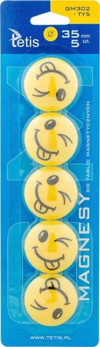 magnesy do t. 35mm/5 żółte język tetis na Arena.pl