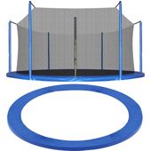 Osłona na sprężyny z siatką do trampoliny wewnętrzną 12FT 360/366/369 cm niebieska