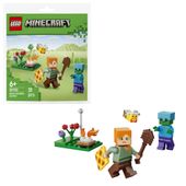 LEGO Minecraft 30732 Potyczka Alex przy ognisku Klocki Zestaw Figurka
