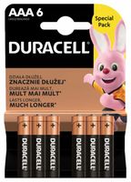 24x BATERIE ALKALICZNE AAA R3 ORYGINALNE DURACELL