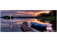 100X40CM ZEGAR JEZIORO WOLSZTYŃSKIE OBRAZ