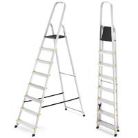 Drabina aluminiowa domowa jednostronna profesjonalna HIGHER 8 stopni 150 kg