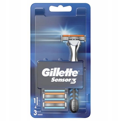 GILLETTE Sensor 3 maszynka do golenia + 3 wkłady systemowa na Arena.pl