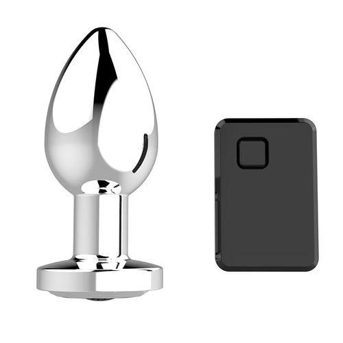 Stymulator Rechargeable Butt Plug Vibrator USB 10 Functions   Silver na Arena.pl