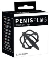 penis plug with glans cage