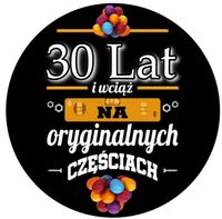 Opłatek na tort Urodziny Mechanik Drink Whisky Okazjonalny 18 30 40 50 60