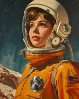 Plakat 40x50cm Pionierka Kosmosu