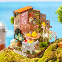 ROBOTIME Model do składania Rolife Herbaciarnia Fancy Tea Yard Puzzle 3D
