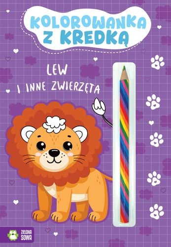 kolorowanka z kredką. lew 8849 na Arena.pl