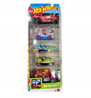 Hot Wheels Zestaw 5 autek HW FUN PARK JBJ88 RESORAKI DLA DZIECI