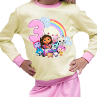 Piżama dziecięca Koci Domek