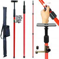 TYCZKA TELESKOPOWA STATYW ROZPOROWY KOLUMNA DO LASERA POZIOMICY 300CM