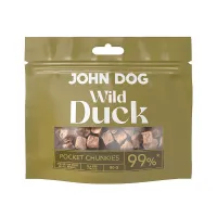 Przysmak dla psa z Kaczki Chunkies John Dog Wild Pocket 80 g