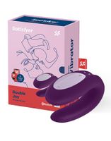 Wibrator   Double Joy Partner Vibrator Violet