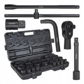 zestaw kluczy nasadowych udarowych 26el. 3/4"/1" 12-kąt/6-kąt 17-65mm (1)