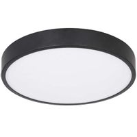 Lampa sufitowa LUCENA 12368-30 okrągła metalowa LED 28W 4000K plafon czarny