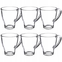 ZESTAW SZKLANEK DO NAPOJÓW HERBATY SOKU 6szt 250ml