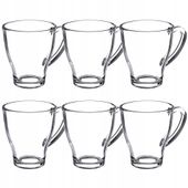 ZESTAW SZKLANEK DO NAPOJÓW HERBATY SOKU 6szt 250ml