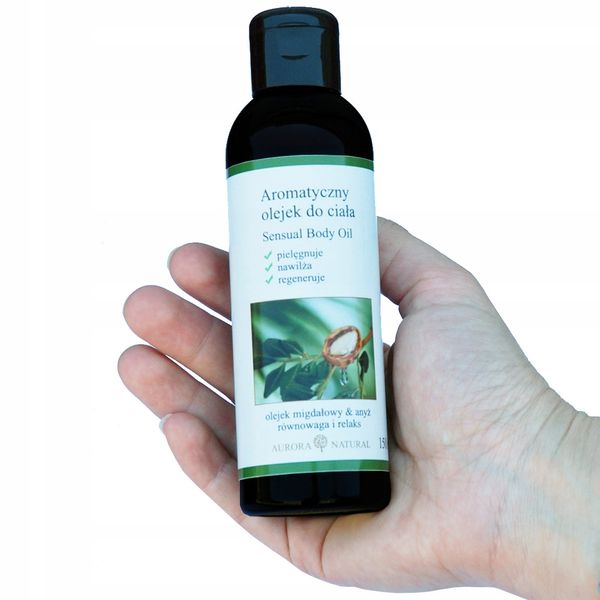 Olejek migdałowy i anyż do ciała 150 ml. Nawilża i pielęgnuje skórę. zdjęcie 5
