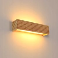 LAMPA LED NAD LUSTRO KINKIET DREWNIANY DO ŁAZIENKI 7W 3000K