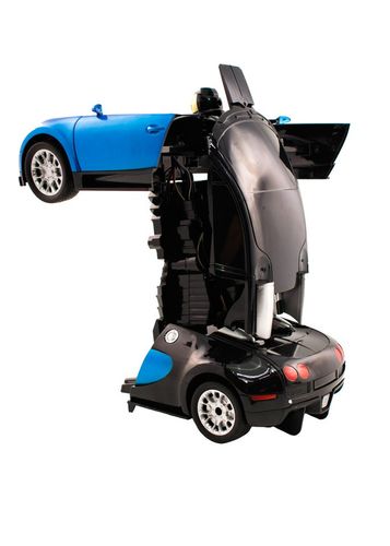 AUTO ROBOT CZARNO NIEBIESKI STEROWANY PILOTEM na Arena.pl