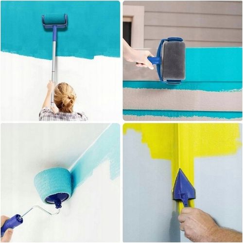 WAŁEK DO MALOWANIA SCIAN NIEKAPIĄCY UNIWERSALNY WAŁKI ZESTAW MALARSKI 5w1 na Arena.pl