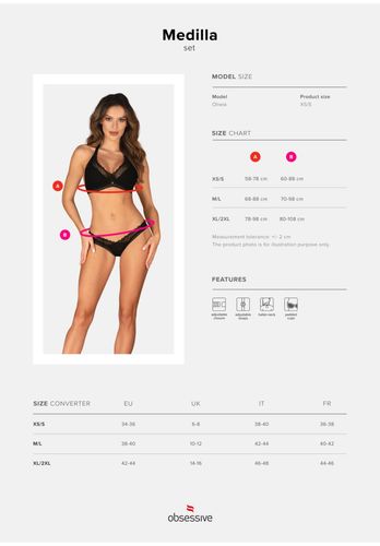medilla komplet 2 częściowy   xs/s na Arena.pl