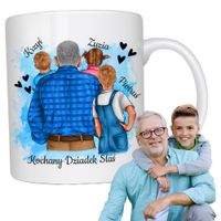 Prezent Dla Dziadka Kubek Z Wnukami Na Urodziny Imieniny Upominek