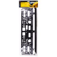 ramka do mocowania tablic rejestracyjnych czarna - bis 93-001