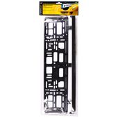 ramka do mocowania tablic rejestracyjnych czarna - bis 93-001