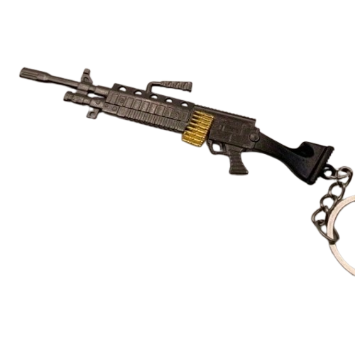 Breloczek Metalowy KARABIN Maszynowy SAW Wojsko Maszynówka Squid Game Guner na Arena.pl