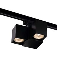 Reflektorowa LAMPA sufitowa BIZEN 6630 Shilo regulowana OPRAWA metalowa do 3-fazowego systemu szynowego czarna