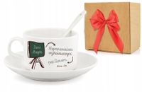 FILIŻANKA z DEDYKACJĄ na PREZENT na dzień nauczyciela dla wychowawczyni