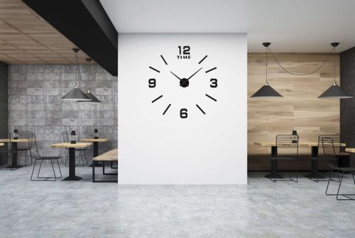 Zegar ścienny Diy BAST 3D czarny na Arena.pl