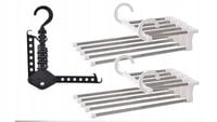 Wieszak na Spodnie Organizer do Szafy 3szt Zestaw