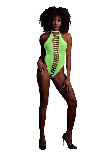High-Cut Body - Neon Green - Xs/Xl zdjęcie 1