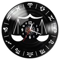 Zegar ścienny z płyty winylowej Waga 157.14