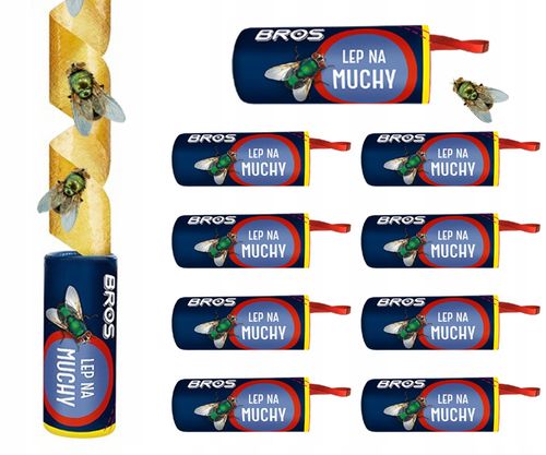 bros - lep okrągły na muchy - 10 szt. na Arena.pl