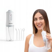 bezprzewodowy przenośny irygator do zębów denter innovagoods - regulacja