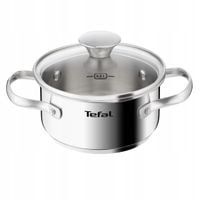 Garnek z pokrywą TEFAL Minis H8744255 16cm indukcja stal nierdzewna